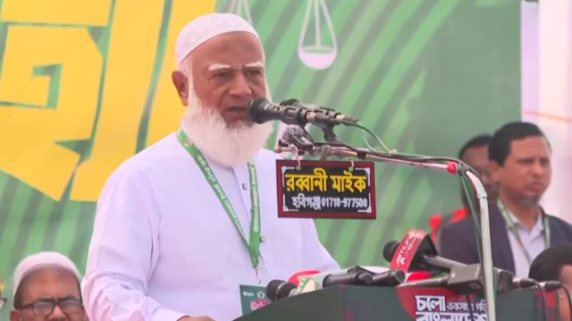 হবিগঞ্জে জামায়াতের আমির ‘আমার ভাই বাংলাদেশের এমন চিত্র দেখলে হয়ত সেদিন মুক্তিযুদ্ধ করতেন না’