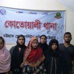 কোতোয়ালীর হোটেলে পুলিশি অভিযান: অসামাজিক কাজে লিপ্ত ৭ জন গ্রেপ্তার।