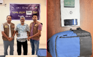 ডিবি পুলিশের তৎপরতায় হারানো পাসপোর্ট, ল্যাপটপ ও ব্যাগ উদ্ধার: মালিকের মুখে হাসি।