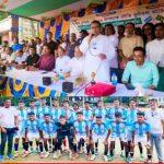 বিশ্বকাপ ফুটবল-২০২৬ উপলক্ষে কুমিল্লার দাউদকান্দি উপজেলার গৌরীপুর আজিজিয়া মাঠে আর্জেন্টিনা ও ব্রাজিল সমর্থকদের অংশগ্রহণে এক প্রীতি ফুটবল ম্যাচ অনুষ্ঠিত হয়েছে।